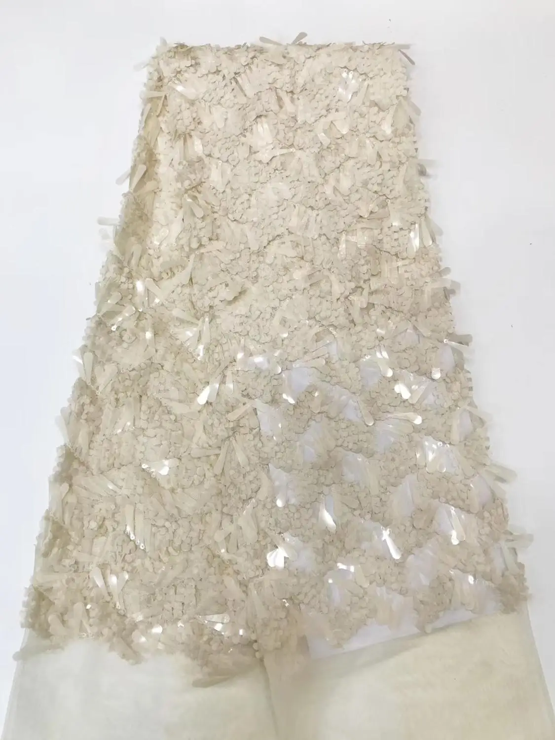 newest style with sequin Modern design French net lace fabric African sequins embroidery tulle for party dress | Дом и сад