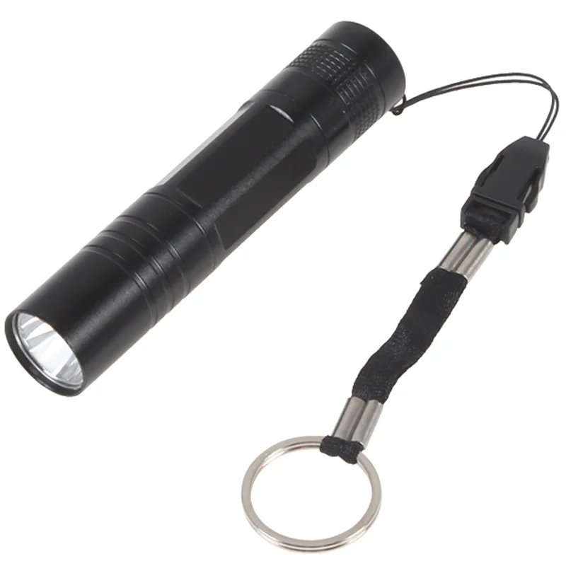 

Mini LED Flashlights 4W Black Mini 200LM LED Flashlight for Outdoor Activities