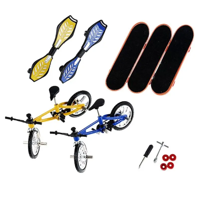 8 шт Tech Deck Finger велосипед и катания на скейтборде дети колеса игрушки подарки -