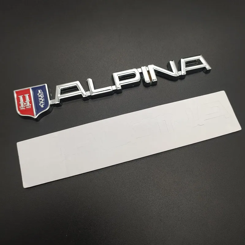 Автомобильный Стайлинг 3D металлическая эмблема ALPINA Grill на решетку багажника