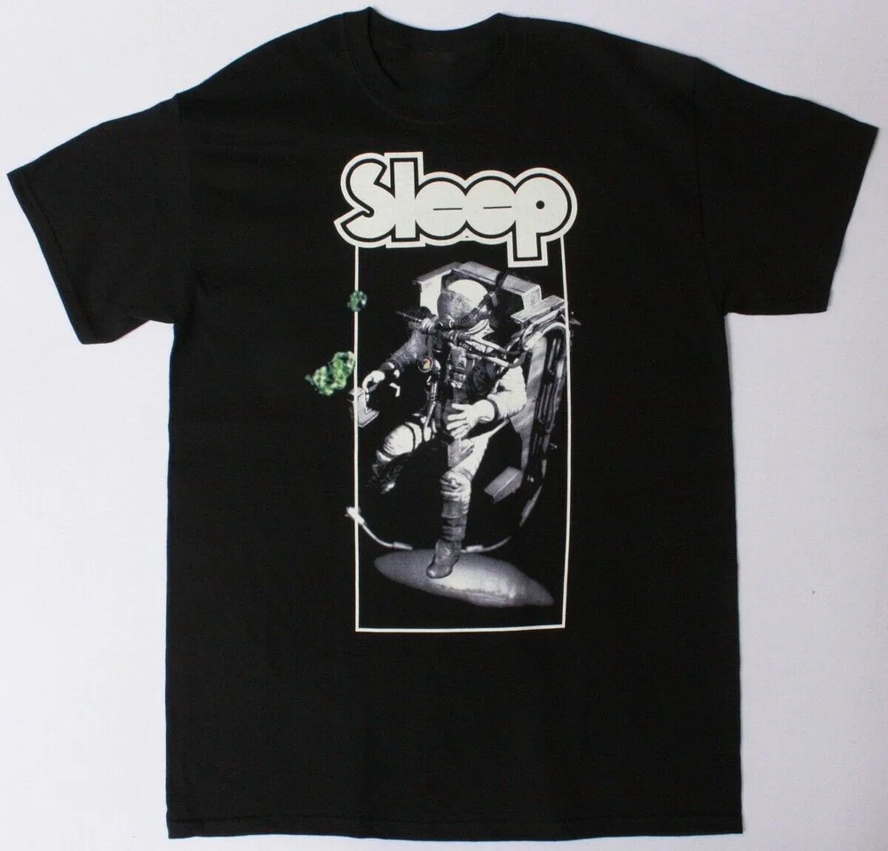 SLEEP THE SCIENCES DOOM METAL STONER ROCK Новая Черная футболка хлопковая Футболка уличная одежда Повседневная