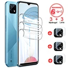 Гидрогелевая пленка для Oppo Realme C21, RealmeC21, Realmy Realmi C 21, c25s, c21y, c20, c17, c15, c12, c3, изогнутая Защитная пленка для экрана, стекло для объектива