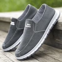 mens casual canvas loafers shoes slip on fashionable male sneaker breathable blue walking shoes mens espadrilles footwear