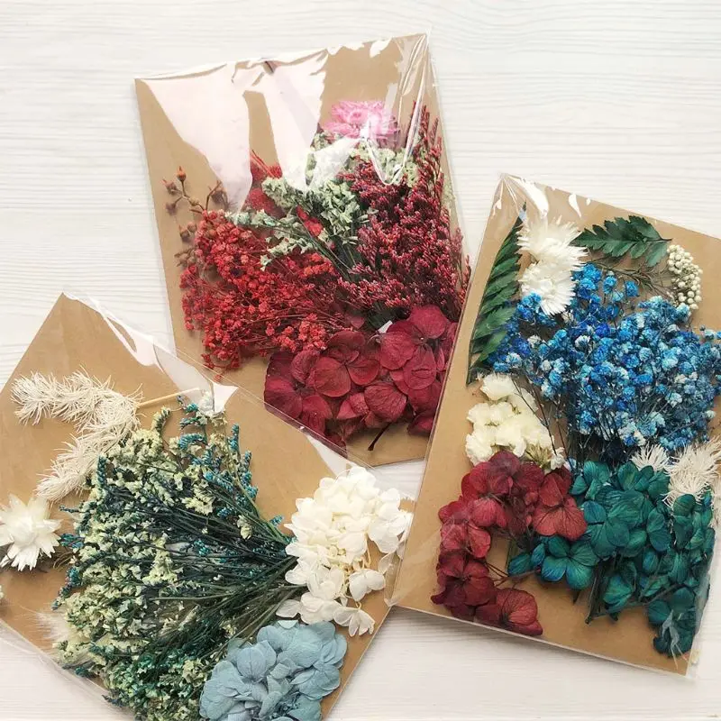 Кристальный эпоксидный наполнитель для сухих цветов 1 упаковка смешанные