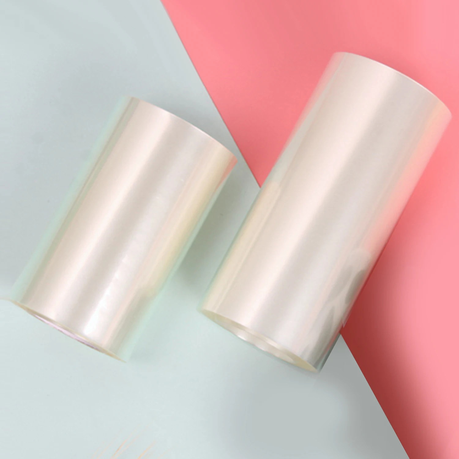 Прозрачный мусс для края торта оборачивающаяся круглая лента рулонный воротник