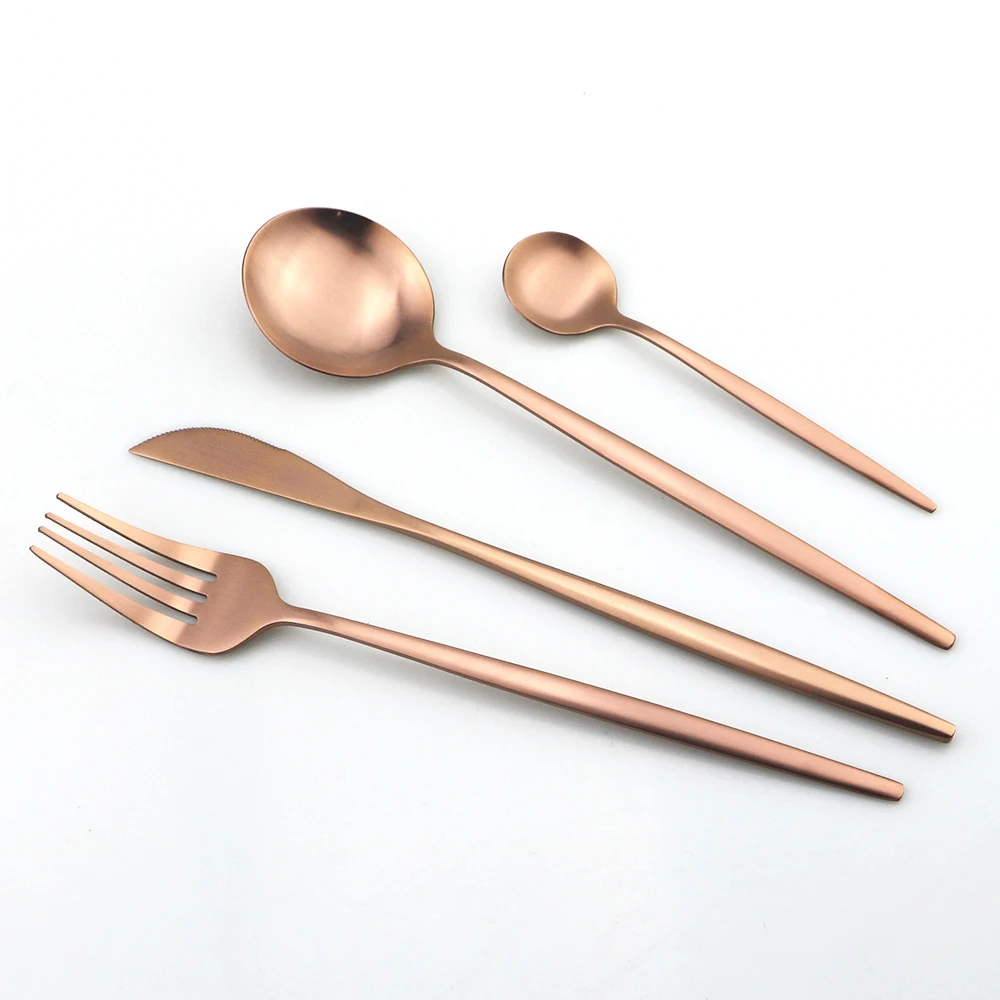 Набор столовых приборов из нержавеющей стали 24 шт. вилка кофейная ложка | Дом и