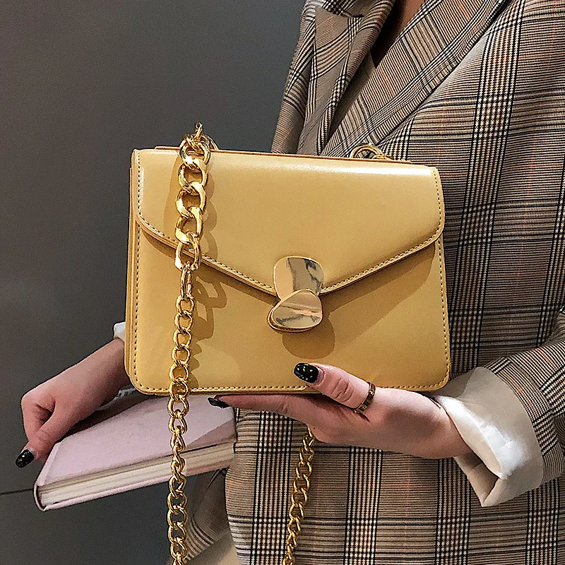 

Women European Female Square Bag High Quality Matte PU Leather Women's Designer Handbag Chain Shoulder Messenger Bags Handbag