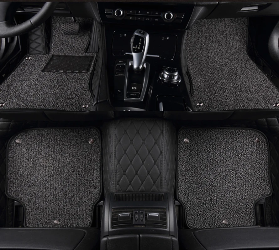 Kalaisike пользовательские автомобильные коврики для Audi все модели q7 q5 a6 c7 a5 q3 tt cc a3 8v a4