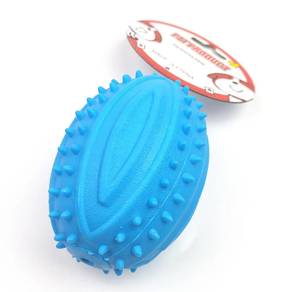 Товары для домашних животных игрушечный мяч питомца Tpr вокальный футбол укус