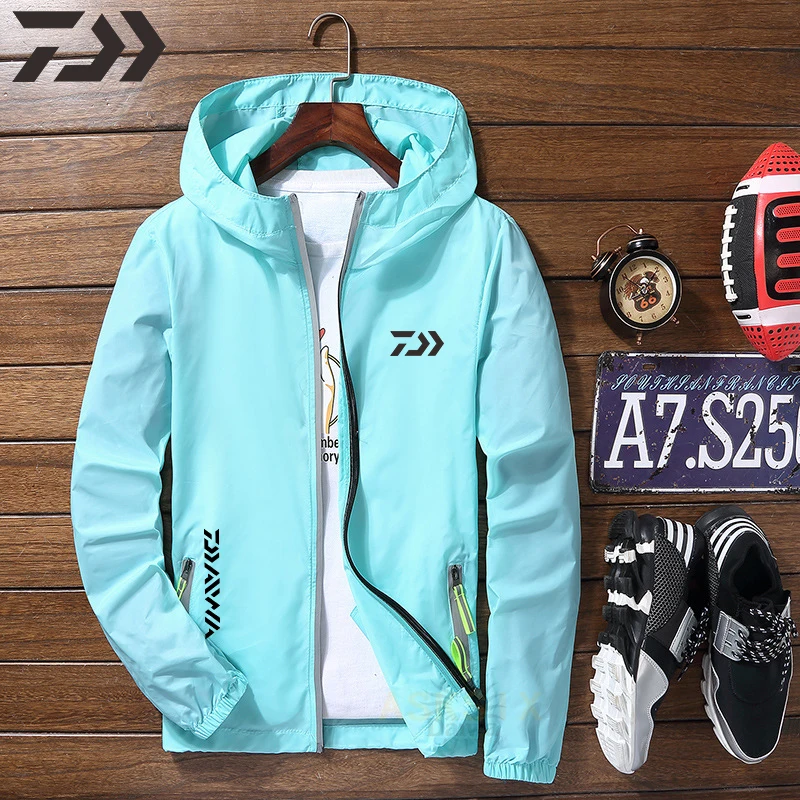 Куртка рыболовная Daiwa Солнцезащитная мужская Тонкая дышащая быстросохнущая