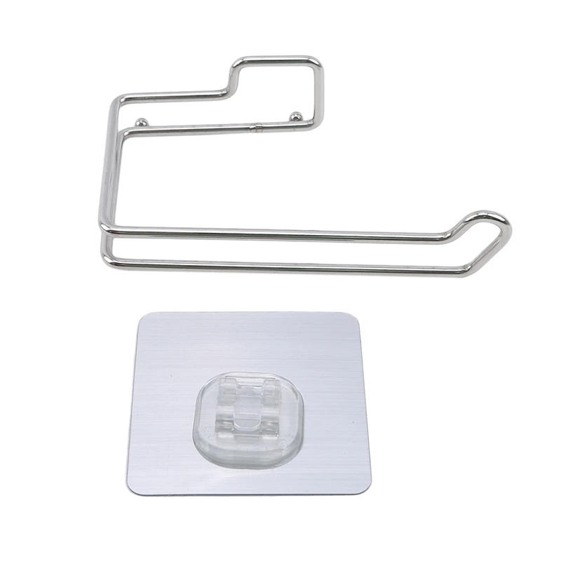 Держатель для туалетной бумаги на кухне из нержавеющей стали моющиеся крючки