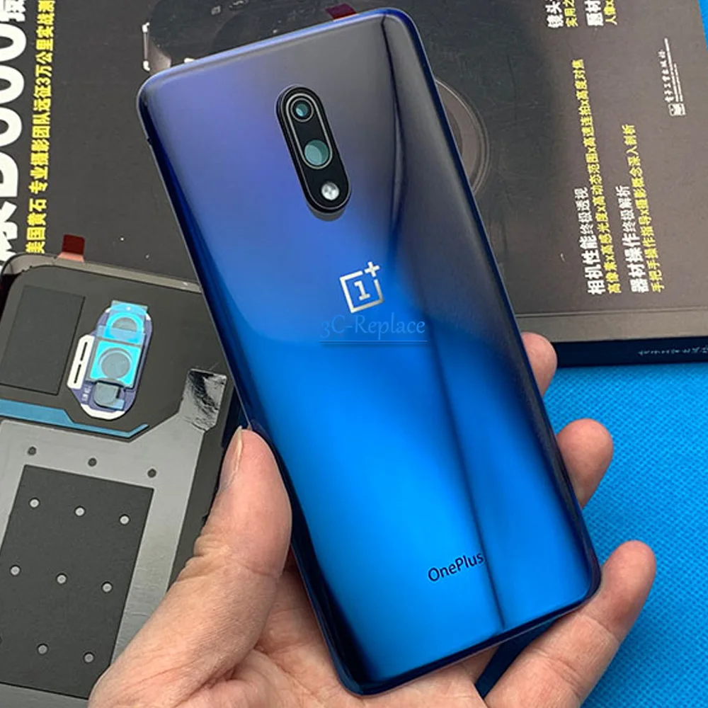Оригинальный Новый 6 4 дюймов для OnePlus 7 1 + GM1901 GM1903 задняя Батарея крышка дверца