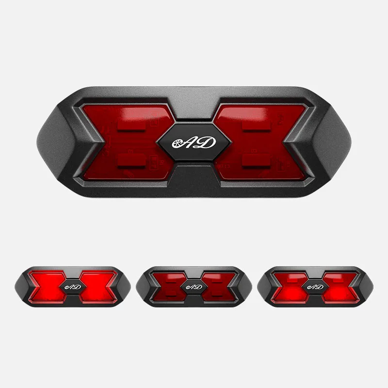 Мотоциклетный шлем ночная световая полоса сигнал безопасности предупреждающий