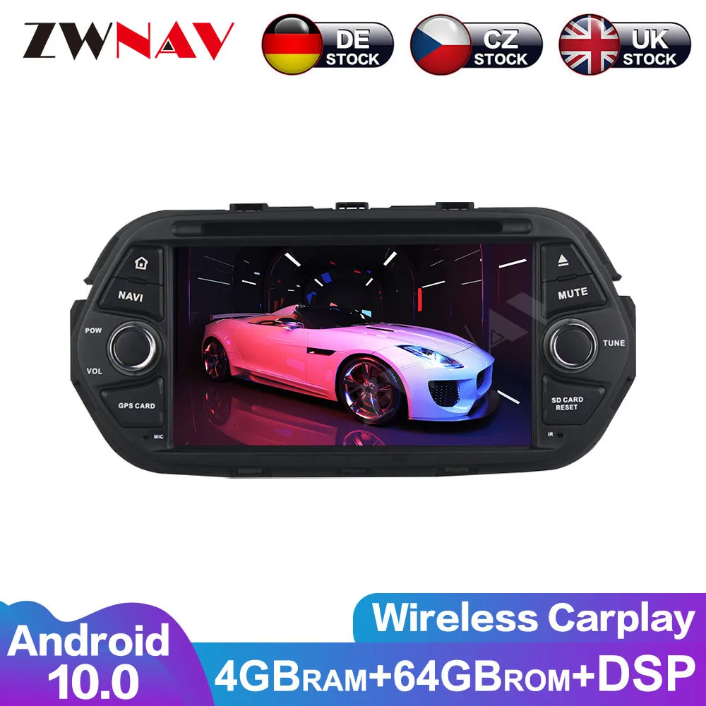 

ZWNAV Car Multimedia Player Android 10.0 Screen For FIAT TIPO EGEA 2016 2017 2018 Car GPS Automotivo Radio Stereo Head Unit
