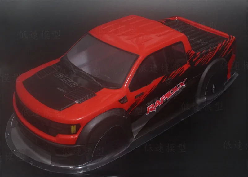 Пластиковый корпус RC AUSTAR желтый/синий/красный для HPI 1/10th Monster Truck & HSP 94188 94111 94108|body