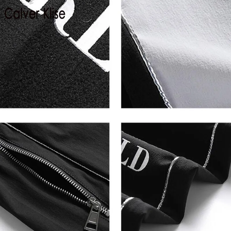 

Calver Klise 2021 Skull Print Sweatpants Side Pockets Luminous Joggers Trousers Hip Hop Japanese Streetwear Casual Harem Pants