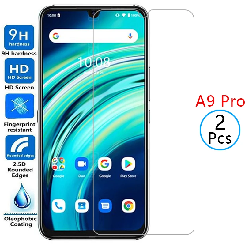 

2 шт. защитное закаленное стекло для umidigi a9 pro защита для экрана на umi digi a 9 9a a9pro 9apro 6,3 защитная пленка аксессуары 9h