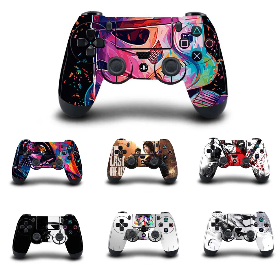 Наклейка контроллера PS4 Защитная крышка Виниловая наклейка для Playstation 4 PS4/Pro/Slim Gamepad Skins