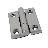 304 stainless steel square cabinet door butt hinges with 4 holes 60mm heavy duty mirror polishing marine boat yacht hinge