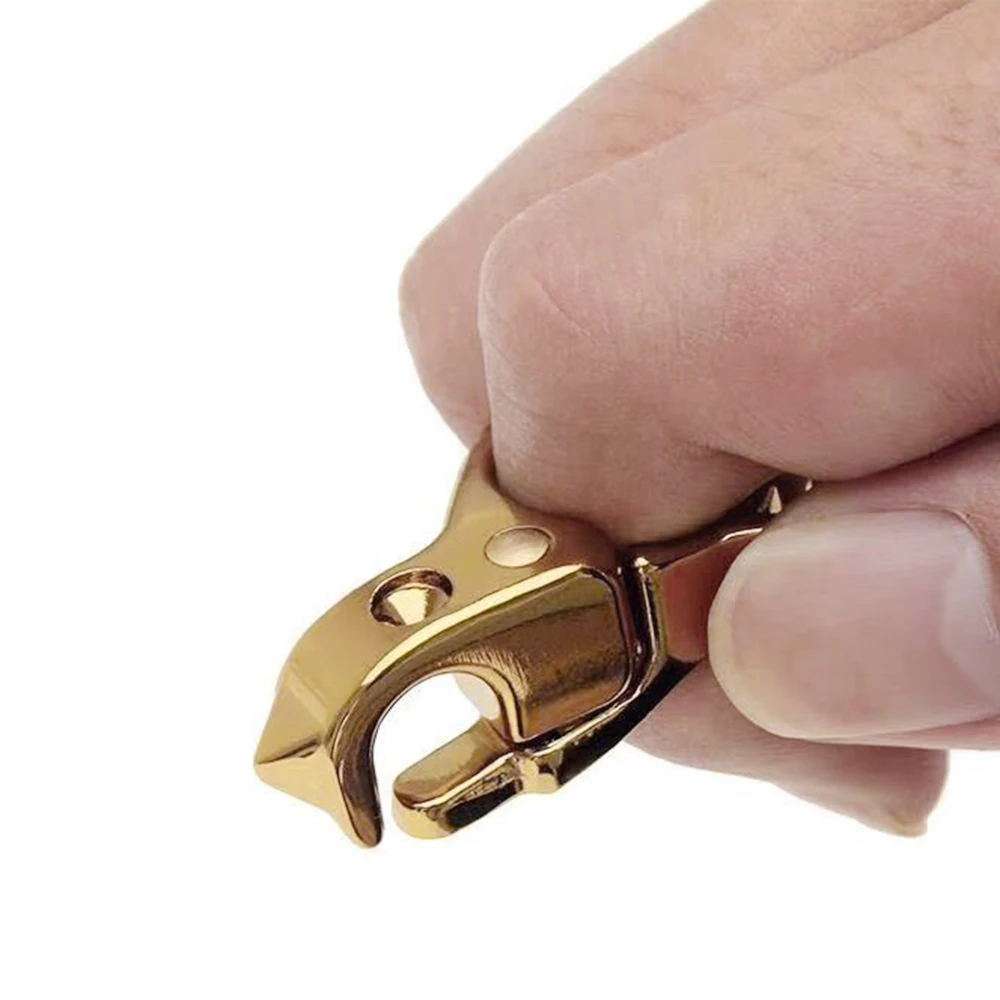 Держатель для сигарет из цинкового сплава с металлическим кольцом на палец