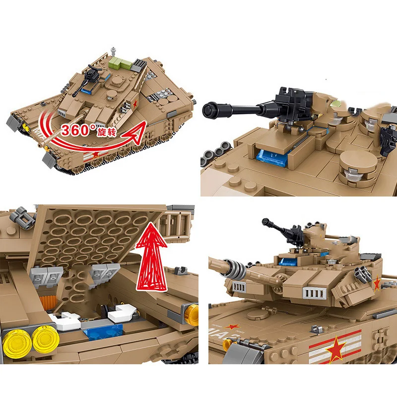 Военная Униформа M1MA Танк строительные блоки для автомобилей WW2 солдат армии