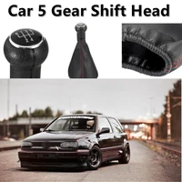 5 speed car manual gear shift shifter knob gaitor boot with dust cover for vw volkswagen golf 3 mk3 vento 1992 1998 accessories