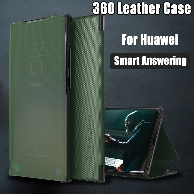 

Smart Phone Case For Huawei P30 Pro Lite Y9S Y9 Prime Y8 Y7 Y5 For Honor 30 20 7S 7C Nova 7 5T 3i Carbon Fiber Flip Folio Cover