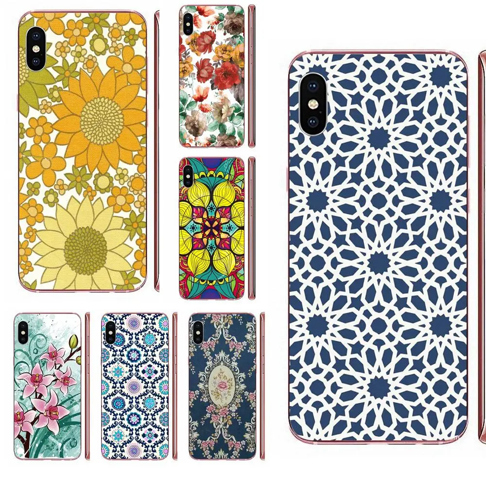 ТПУ Новая мода ретро Турецкая Цветочная Мандала для HTC Desire 530 626 628 630 816 820 830 One A9 M7 M8