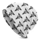 Зимняя теплая вязаная шапка с символом змеи и зимой, облегающая шапка для мужчин, медицинское обслуживание для медсестер