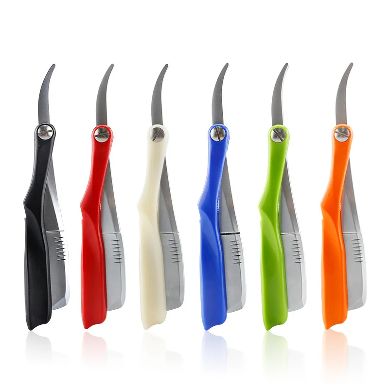 Straight Zinc Alloy Edge Sharp Barber Razor Folding Shaving Beard Cutter Gift