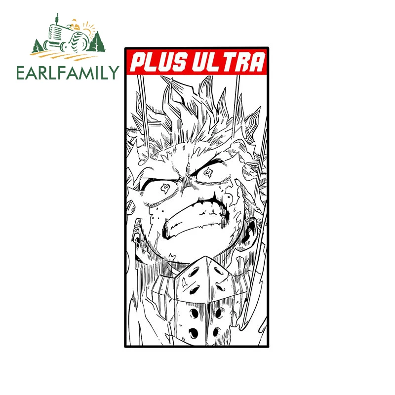EARLFAMILY 13 см x 6,3 см плюс ультра 100% Deku Автомобильная наклейка мой герой Академия мидория изюку наклейка JDM Творческий мультяшный Стайлинг автомобиля