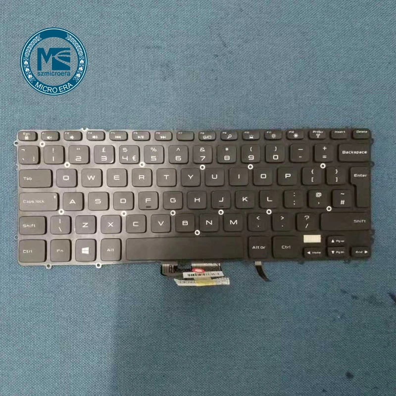 Клавиатура для Dell Precision M3800 XPS 15 9530 с подсветкой британская Раскладка