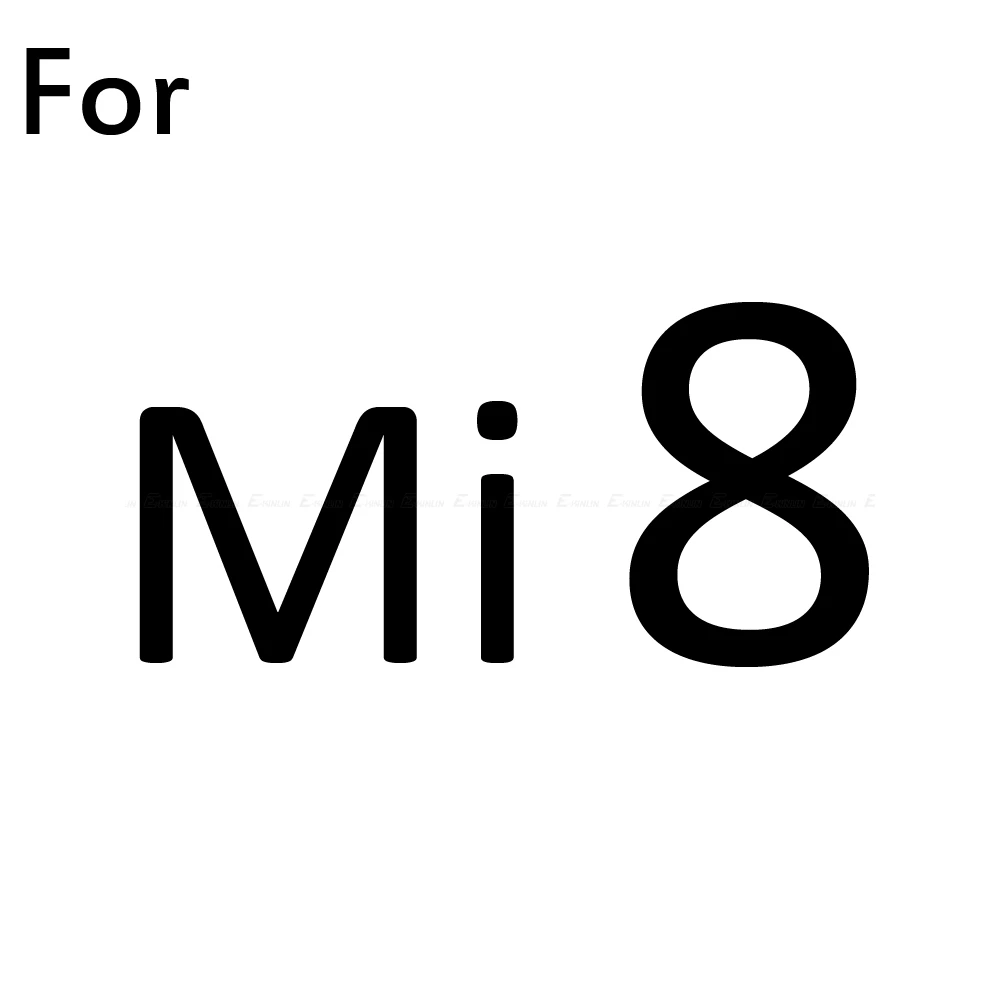 For XiaoMi Mi 8 Задняя крышка экрана для Xiaomi Mi Note 10 9T 9 8 SE Pro 5 PocoPhone F1 A3 A2 Lite Play защитная пленка из углеродного волокна не стекло - Цвет: For XiaoMi Mi 8