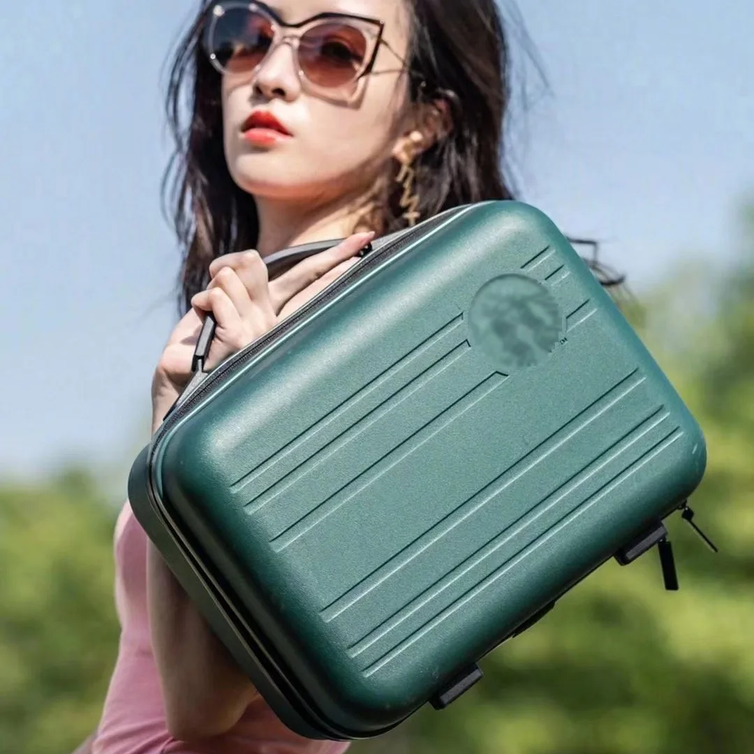 

Super popular mini pp suitcase accompanying boarding box Cute cosmetic box Light suitcase online celebrity travel luggage.