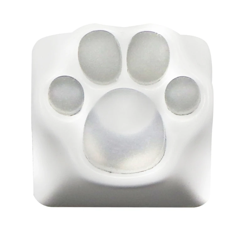 

Aluminum Silicone Kitty Paw Artisan Keycap Paws Pad Keyboard keyCaps Cap