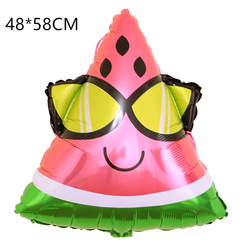 watermelon 1 шт конфетный пончик мороженое тема гелиевые фольгированные шары звезда круглые шары Детские принадлежности для украшения свадебной вечеринки детские игрушки - Цвет: watermelon