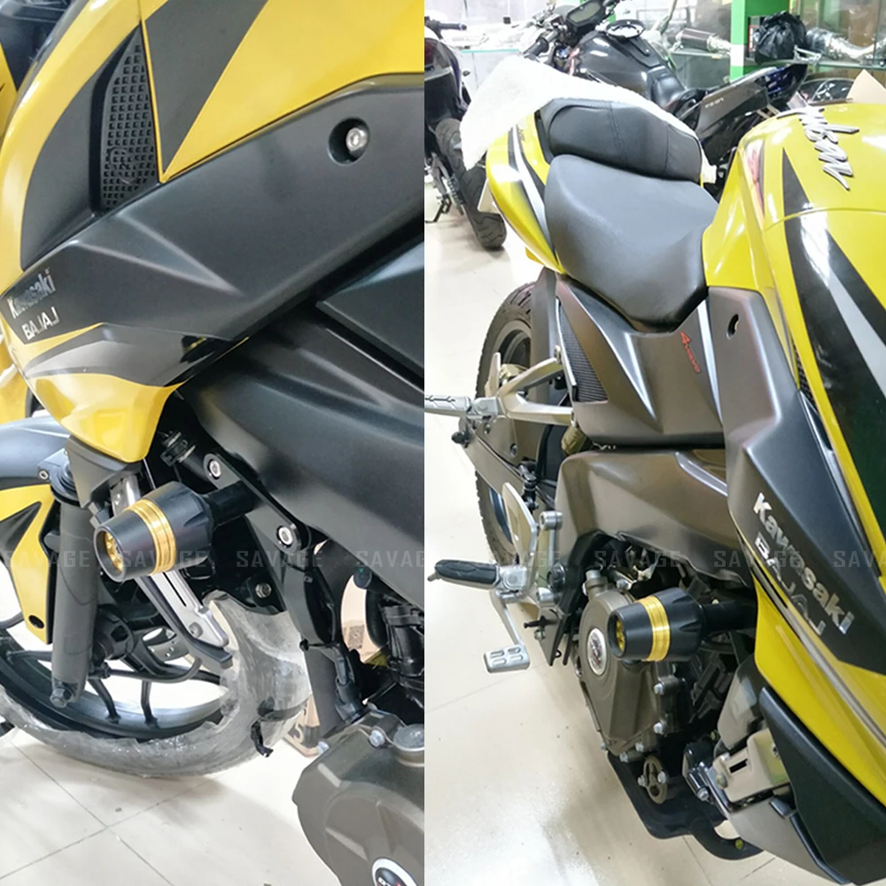 Слайдеры рамы защита от ударов для Bajaj Pulsar 200 NS 2012 2020 200NS 2018 аксессуары мотоциклов