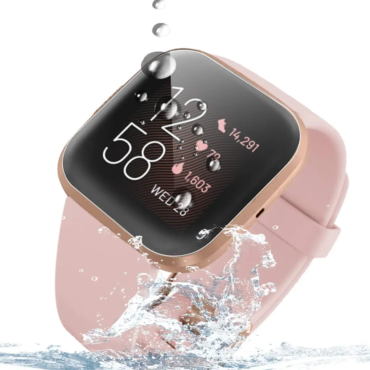 Мягкая термополиуретановая Защитная пленка для Fitbit Versa 2 3 гибкая с максимальным