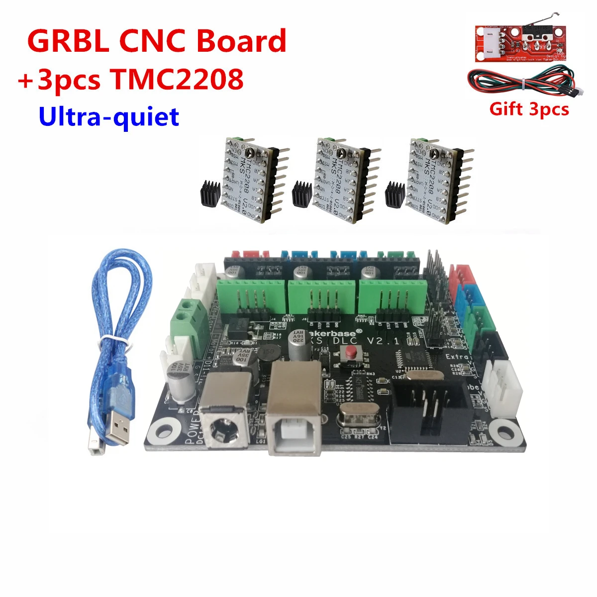 Плата управления GRBL CNC 3 осевая плата лазерным драйвером ЧПУ щит v3 расширения arduino