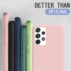 Чехол для телефона Samsung Galaxy S21 FE S20 Plus, ультражидкий силиконовый чехол для Samsung A32, A42, A52, A72, A12, A21S, A31, A51, A71, чехол