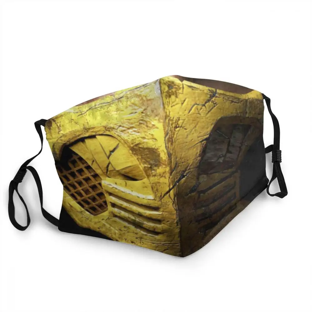 

Маска для лица Mortal Kombat Scorpion, не одноразовая, Пылезащитная, противотуманная