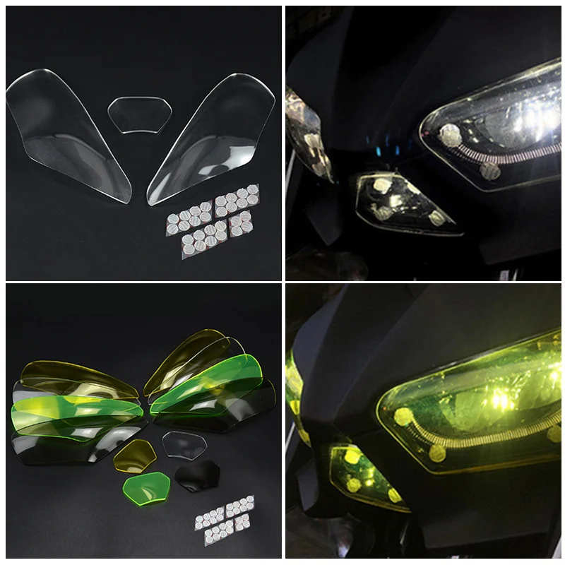 Suitable for Xmax300 Xmax250 17-18 Years Retrofitting Headlamp Cover Protective Sheet Lamp Cover
