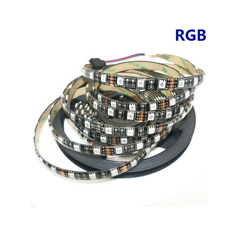 

New arrive DC12V 60leds/m 5m/roll IP65 Warm white/White/RGB led strip light 5050 SMD LED Flexible strip