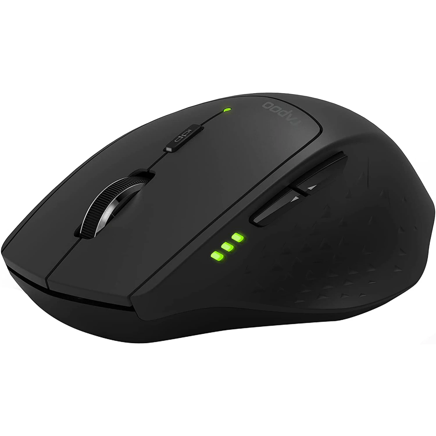 

Rapoo MT550 Multi-Mode Wireless Mouse Ergonomic Mouse 4 Adjust DPI Optical Mice with 6 Programmable keys Connect up to 4 Devices