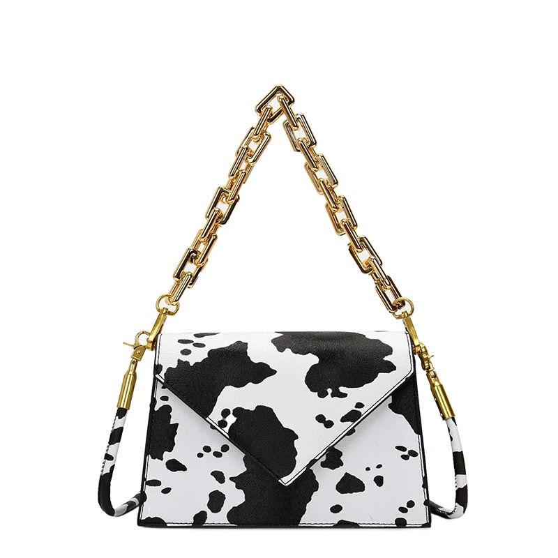 

Thick Handle Crossbody Bags for Women 2021 New Quality PU Leather Women Designer Handbags Lady Travel Shoulder Messenger Bags