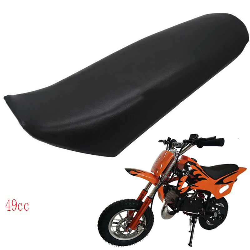 

Motorcycle Foam Seat Black Passenger Cushion Pad Seats For Chinese 2 Stroke 43cc 47cc 49cc Engine Motorcross MiniMotor Dirt Bike