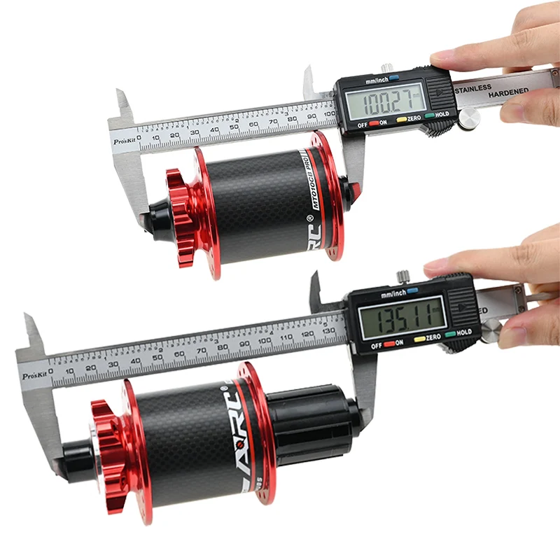 Углеродная ПЕРЕДНЯЯ СТУПИЦА ARC MT010F/RCB PRO MTB Задняя Ступица 6 дисковых болтов QR/Thru 4
