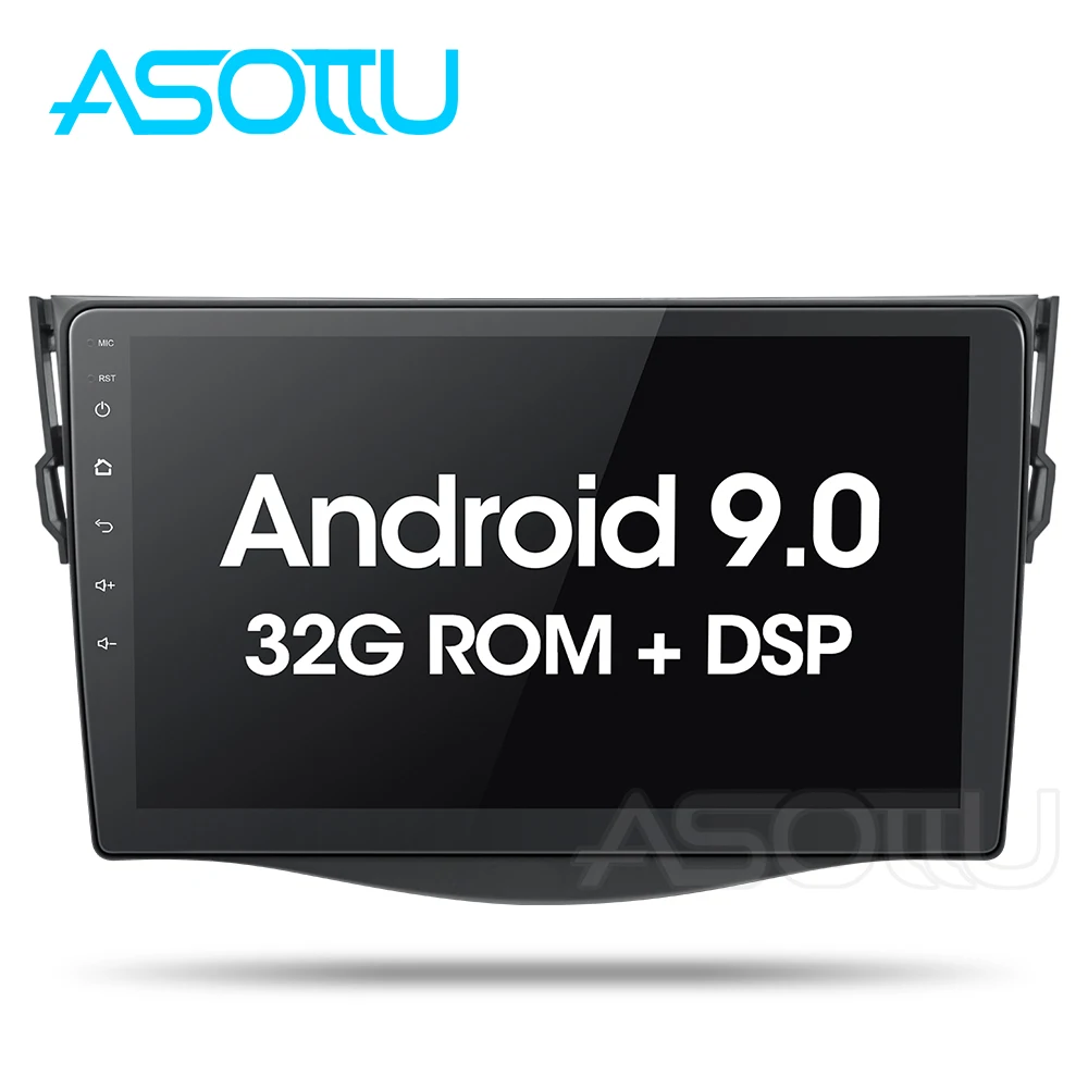 Автомобильный DVD плеер Asottu TO301 с навигатором GPS Android 9 0 PX30 для toyota rav4 2007 2008 2009 2010