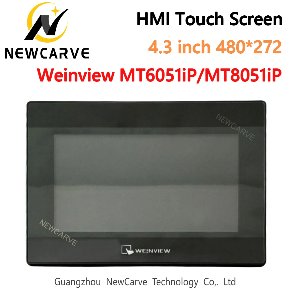 

USB Ethernet HMI Touch Screen WEINVIEW/WEINTEK MT6051iP MT8051iP 4.3 Inch 480*272 New Human Machine Interface Display NEWCARVE