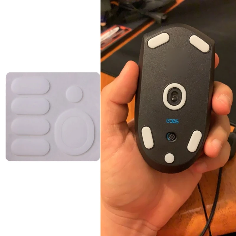 Игровая мышь для коньков Esports Tiger logitech G304/ G305 белая изогнутая кромка M06 21 1